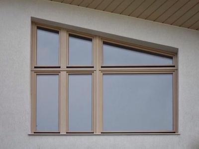 деревянные окна в коттедж